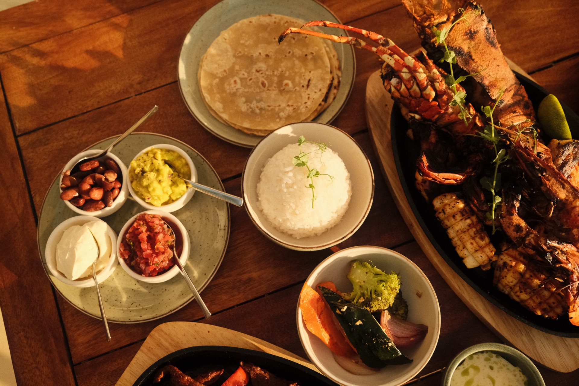Terra table spread